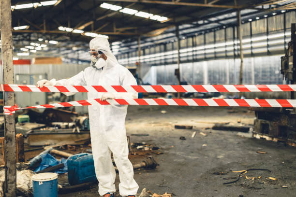 Professional Odor Removal technician working in Missouri City, TX
